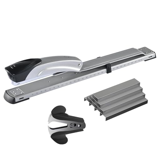 Modern Long Reach Stapler,with 2000 Staples & Stapler Remover