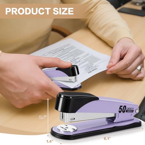 Eco-Friendly Deli Stapler Heavy Duty, Full Strip Staplers for for Daily Use