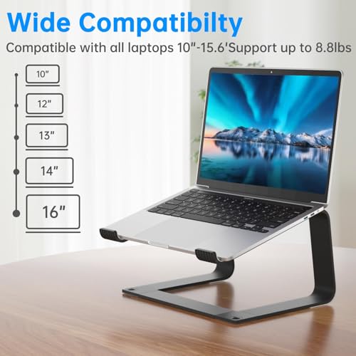 Modern Laptop Stand for Desk Portable Computer Riser Metal Collection