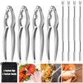 8 Pcs Lobster Crackers and Picks Set,