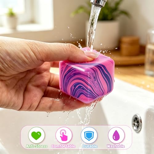 Eco-Friendly 4 Pcs Stress Cube Squishies Fidget Toys, Set