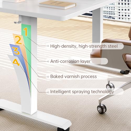 Classic Veken 55 Inch Large Electric Standing Desk,Sit to Stand Collection