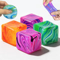 Eco-Friendly 4 Pcs Stress Cube Squishies Fidget Toys, Set