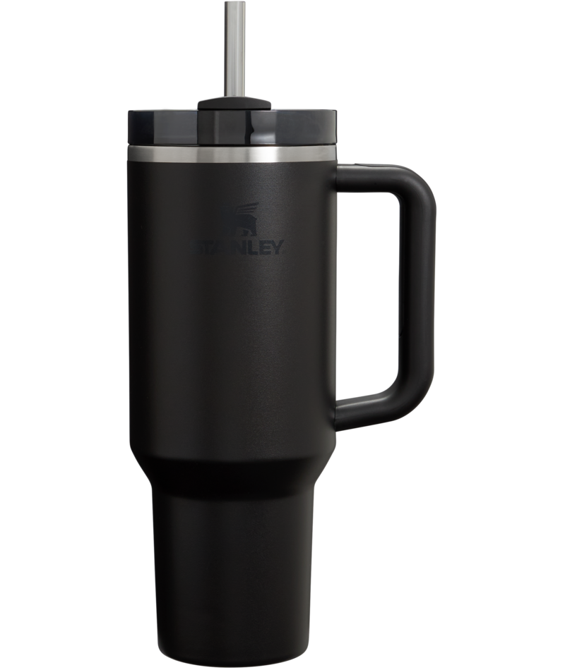 Car-Cup Friendly The Quencher H2.0 Flowstate Tumbler  | Stanley Create D332L - FlowState 3-Position Lid Insulated Travel Mug - Black 2.0