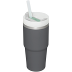 Double-Wall Vacuum The Quencher H2.0 Flowstate Tumbler  | Stanley Create D329E - Premium Stainless Steel Straw Cup for All-Day Hydration Detail