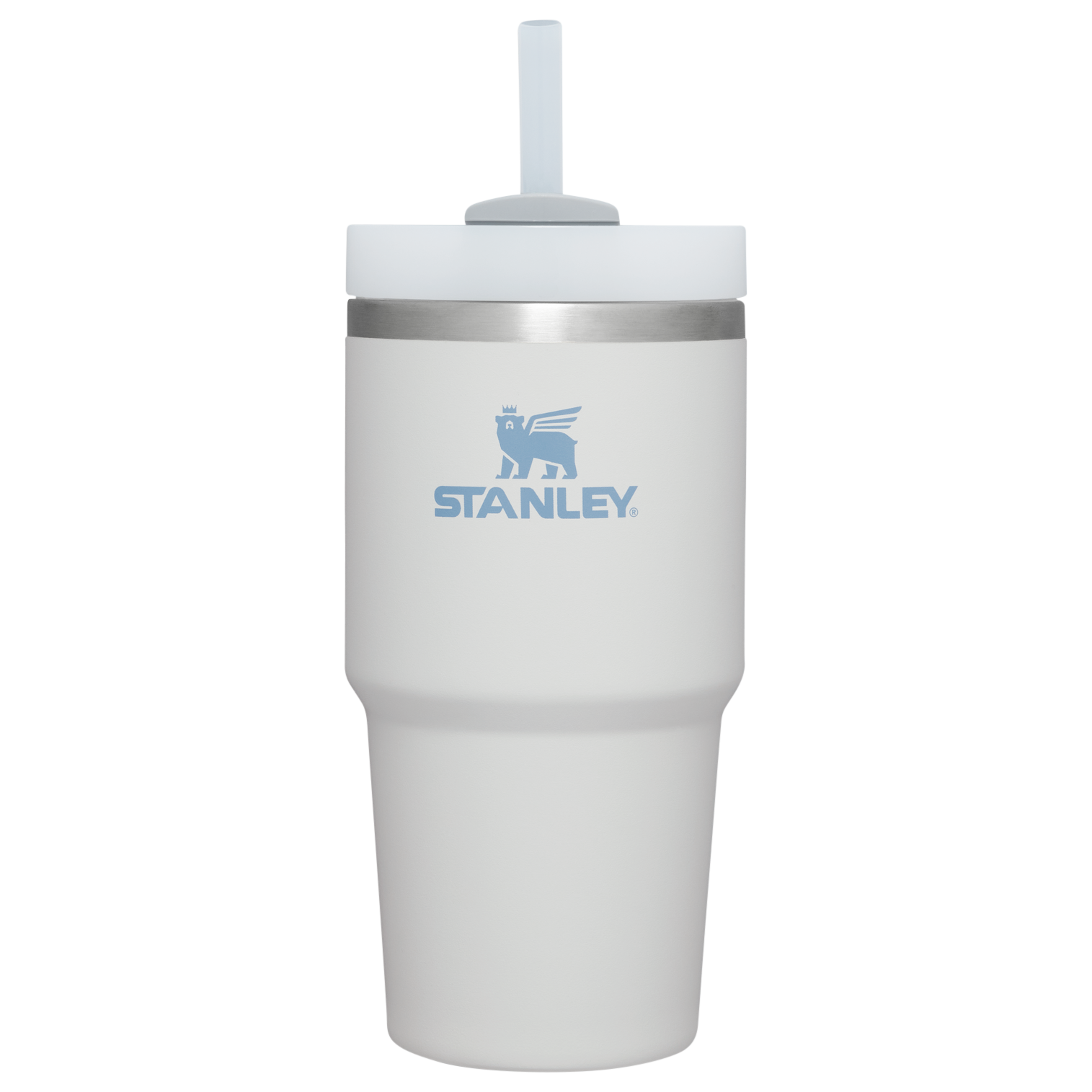 Car-Cup Friendly The Quencher H2.0 Flowstate Tumbler | Stanley Create D330L - Premium Stainless Steel Straw Cup for All-Day Hydration - Fog