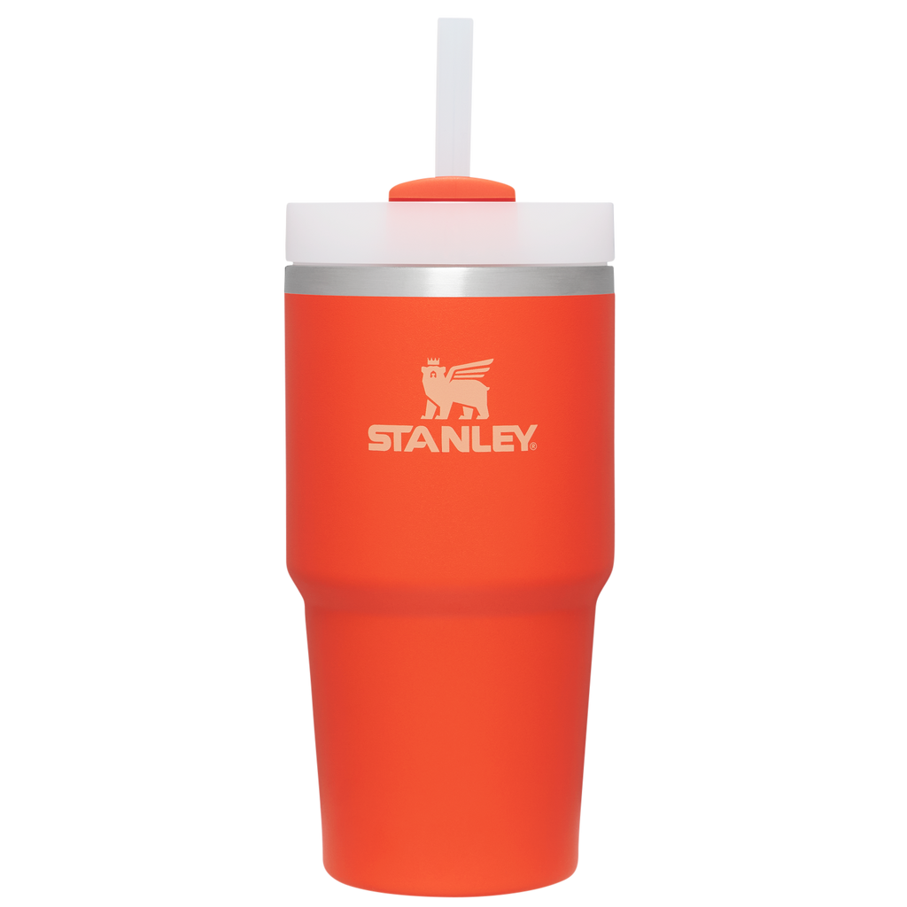 Large Capacity The Quencher H2.0 Flowstate Tumbler D030T - Double-Wall Vacuum Insulated Travel Tumbler with Straw - Tigerlily