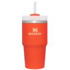 Large Capacity The Quencher H2.0 Flowstate Tumbler D030T - Double-Wall Vacuum Insulated Travel Tumbler with Straw - Tigerlily