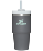 Car-Cup Friendly The Quencher H2.0 Flowstate Tumbler | Stanley Create D330L - Premium Stainless Steel Straw Cup for All-Day Hydration - Charcoal
