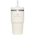Large Capacity The Quencher H2.0 Flowstate Tumbler D030T - Double-Wall Vacuum Insulated Travel Tumbler with Straw - Cream
