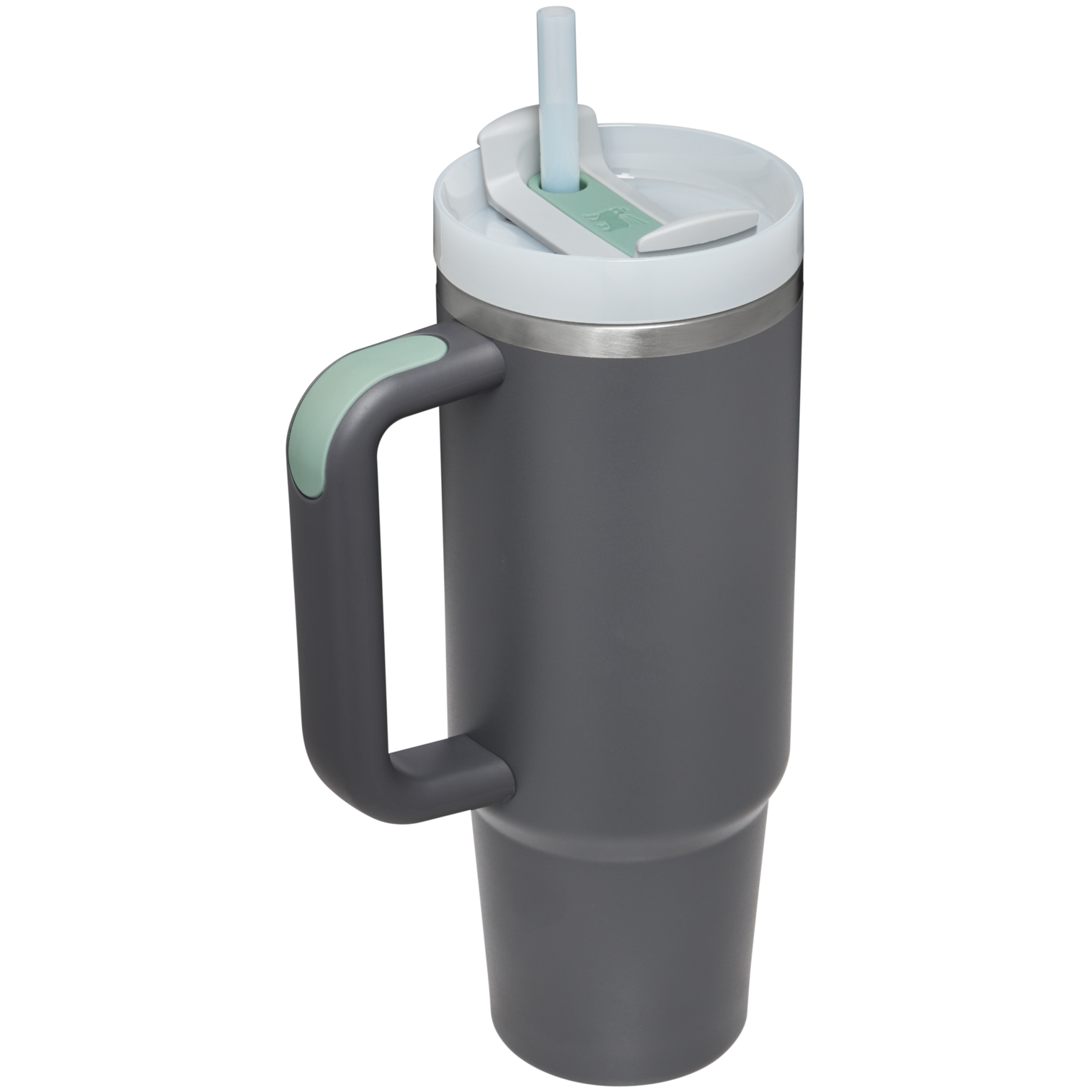 Insulated Travel The Quencher H2.0 Flowstate Tumbler | Stanley Create D331C - Double-Wall Vacuum Insulated Travel Tumbler with Straw Detail