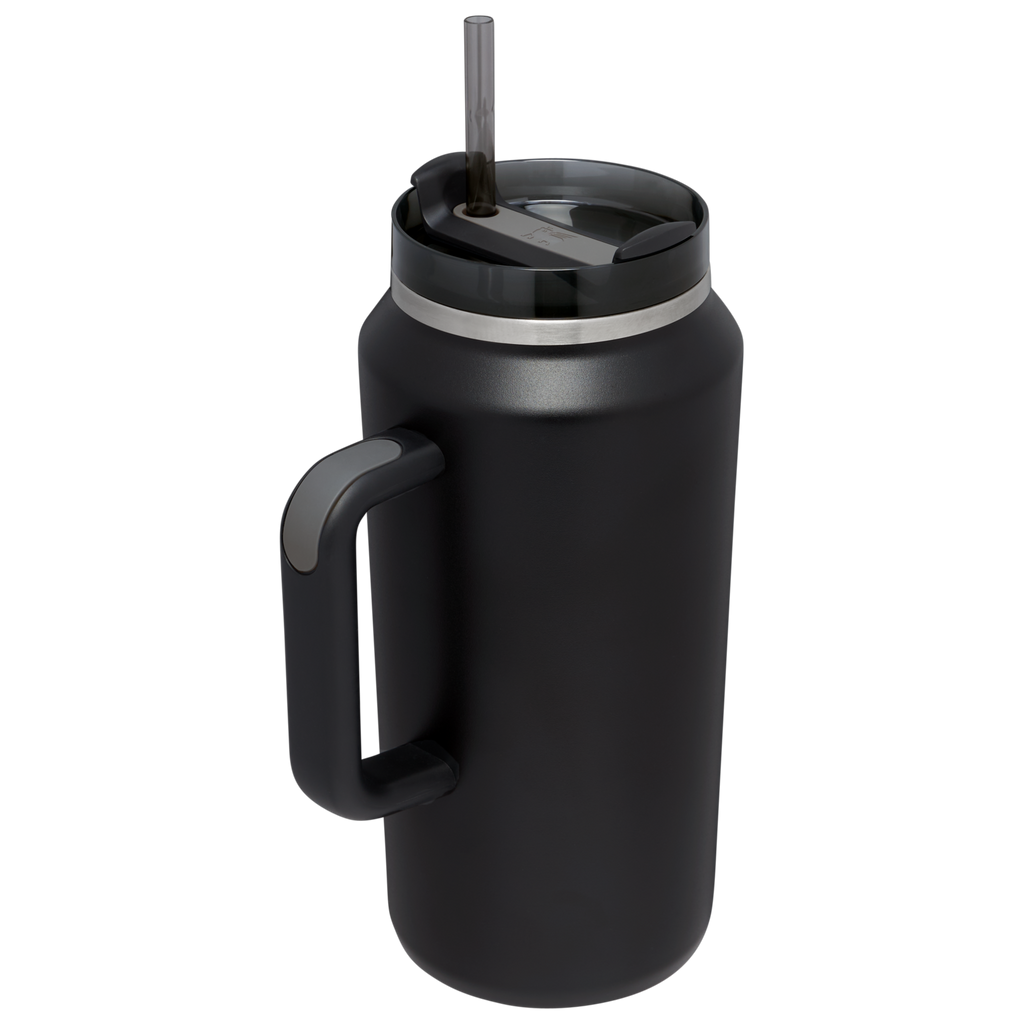 Large Capacity The Quencher H2.0 Flowstate Tumbler D033Q - Double-Wall Vacuum Insulated Travel Tumbler with Straw Detail