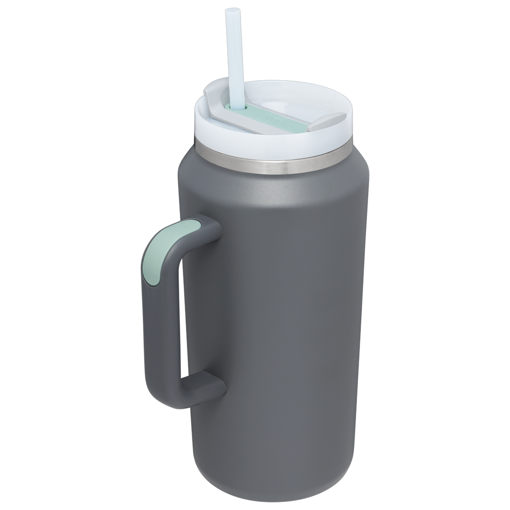 Large Capacity The Quencher H2.0 Flowstate Tumbler D033Q - Double-Wall Vacuum Insulated Travel Tumbler with Straw Detail