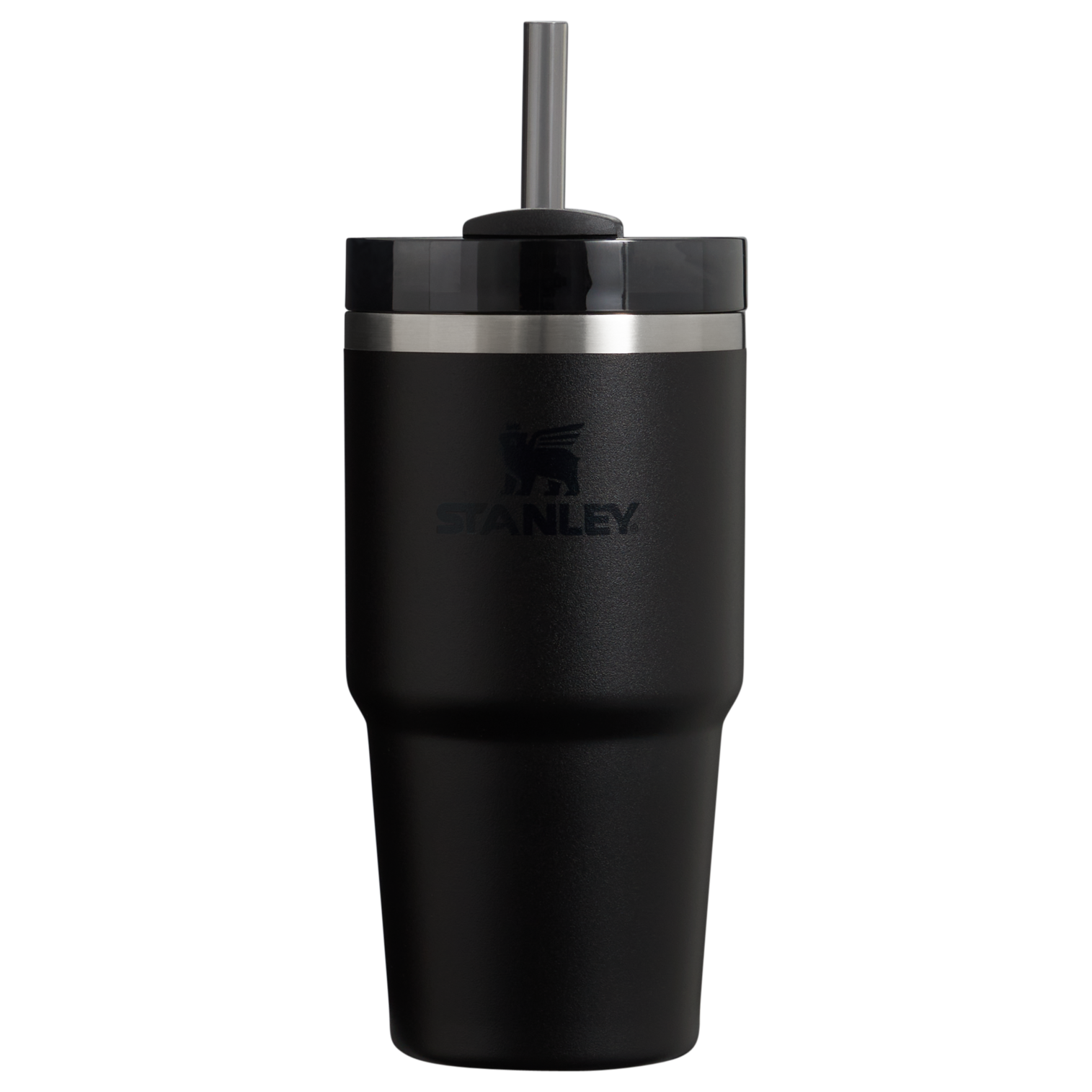Large Capacity The Quencher H2.0 Flowstate Tumbler D030T - Double-Wall Vacuum Insulated Travel Tumbler with Straw - Black 2.0