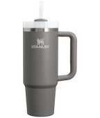 Insulated Travel The Quencher H2.0 Flowstate Tumbler | Stanley Create D331C - Double-Wall Vacuum Insulated Travel Tumbler with Straw - Stone