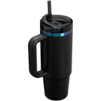 Car-Cup Friendly The Black Chroma Quencher H2.0 Flowstate Tumbler D107W - 40oz Large Capacity Car-Cup Friendly Quencher Detail
