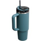 Insulated Travel The Quencher H2.0 Flowstate Tumbler | Stanley Create D331C - Double-Wall Vacuum Insulated Travel Tumbler with Straw Detail