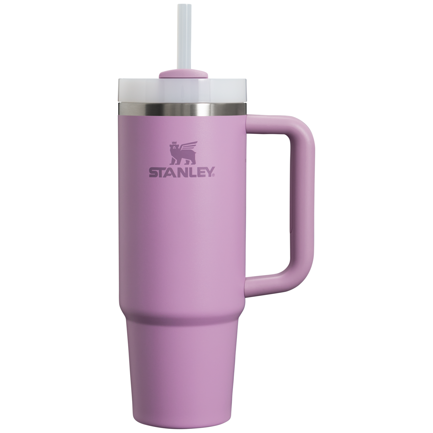 Insulated Travel The Quencher H2.0 Flowstate Tumbler | Stanley Create D331C - Double-Wall Vacuum Insulated Travel Tumbler with Straw Detail