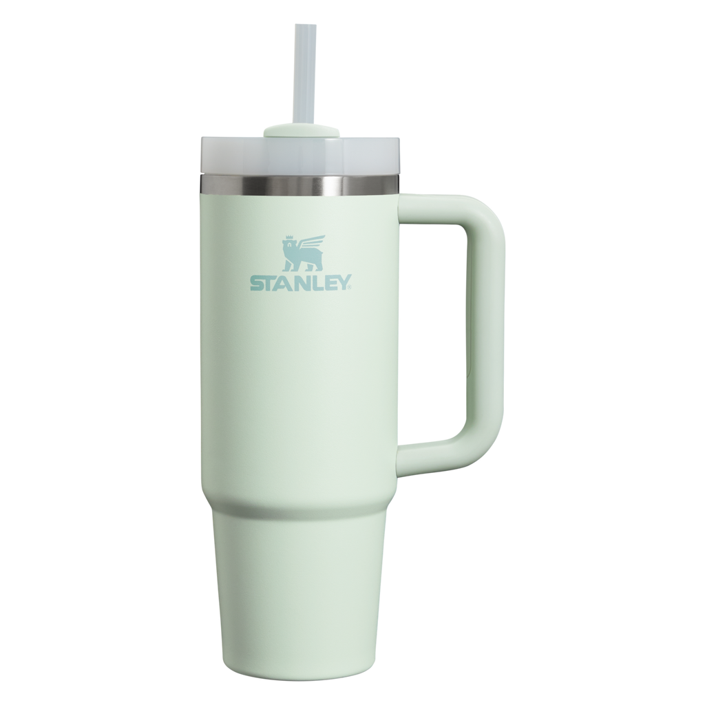Insulated Travel The Quencher H2.0 Flowstate Tumbler | Stanley Create D331C - Double-Wall Vacuum Insulated Travel Tumbler with Straw Detail