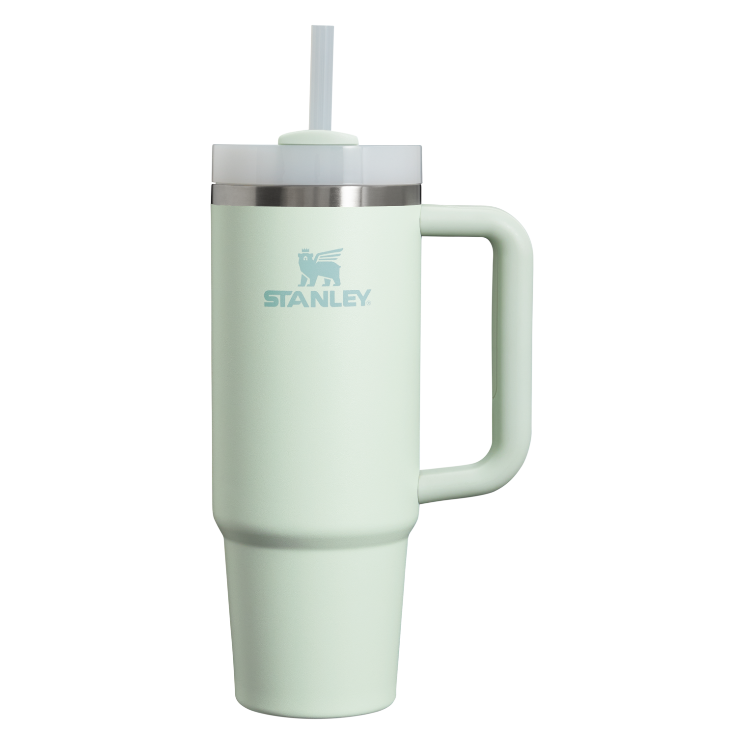 Insulated Travel The Quencher H2.0 Flowstate Tumbler | Stanley Create D331C - Double-Wall Vacuum Insulated Travel Tumbler with Straw Detail