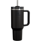Splash-Resistant FlowState The Quencher H2.0 Flowstate Tumbler D050X - 40oz Large Capacity Car-Cup Friendly Quencher - Black 2.0