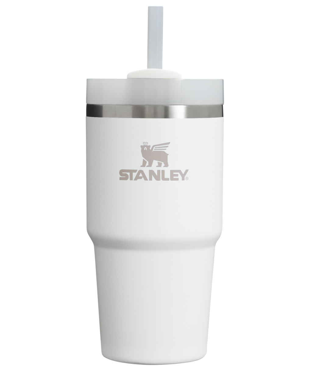 Car-Cup Friendly The Quencher H2.0 Flowstate Tumbler | Stanley Create D330L - Premium Stainless Steel Straw Cup for All-Day Hydration - Frost