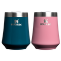 Elegant Stemless The Reserve Wine Tumbler | 2-pack D175D - Reserve Collection Stainless Steel Whiskey Cup - Ponderosa Gloss/Port Shimmer