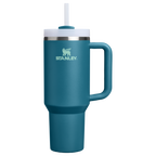 Splash-Resistant FlowState The Quencher H2.0 Flowstate Tumbler D050X - 40oz Large Capacity Car-Cup Friendly Quencher - Coastal Teal