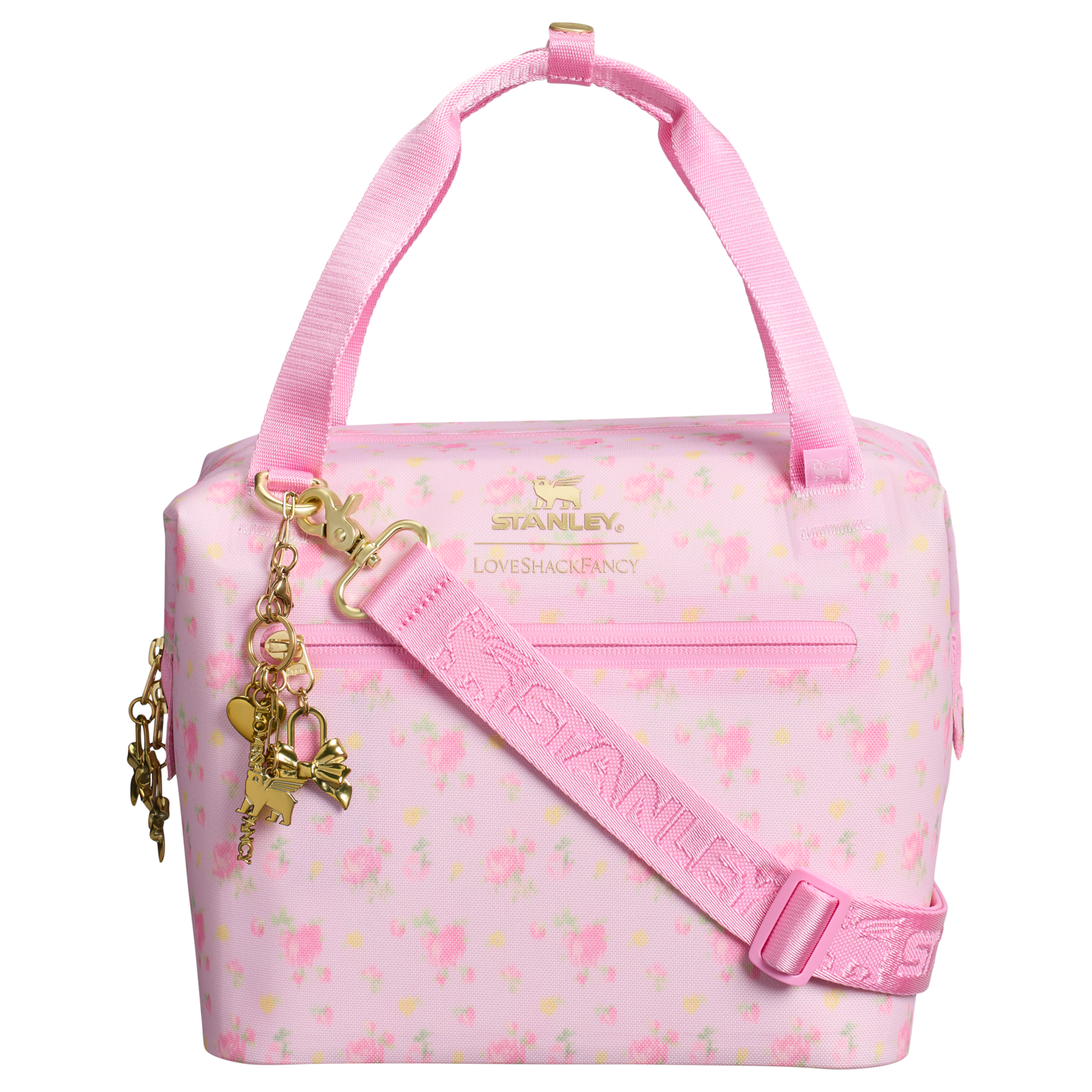 Ice-Retention Stanley 1913 x LoveShackFancy All Day Julienne Mini Cooler D150B - Julienne Series Portable Picnic Chiller Tote - Ibiza Sunset