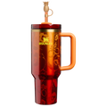 Double-Wall Vacuum The Stanley 1913 x Karol G Quencher H2.0 Flowstate Tumbler D275T - FlowState 3-Position Lid Insulated Travel Mug - 40oz | KAROL G FLOR