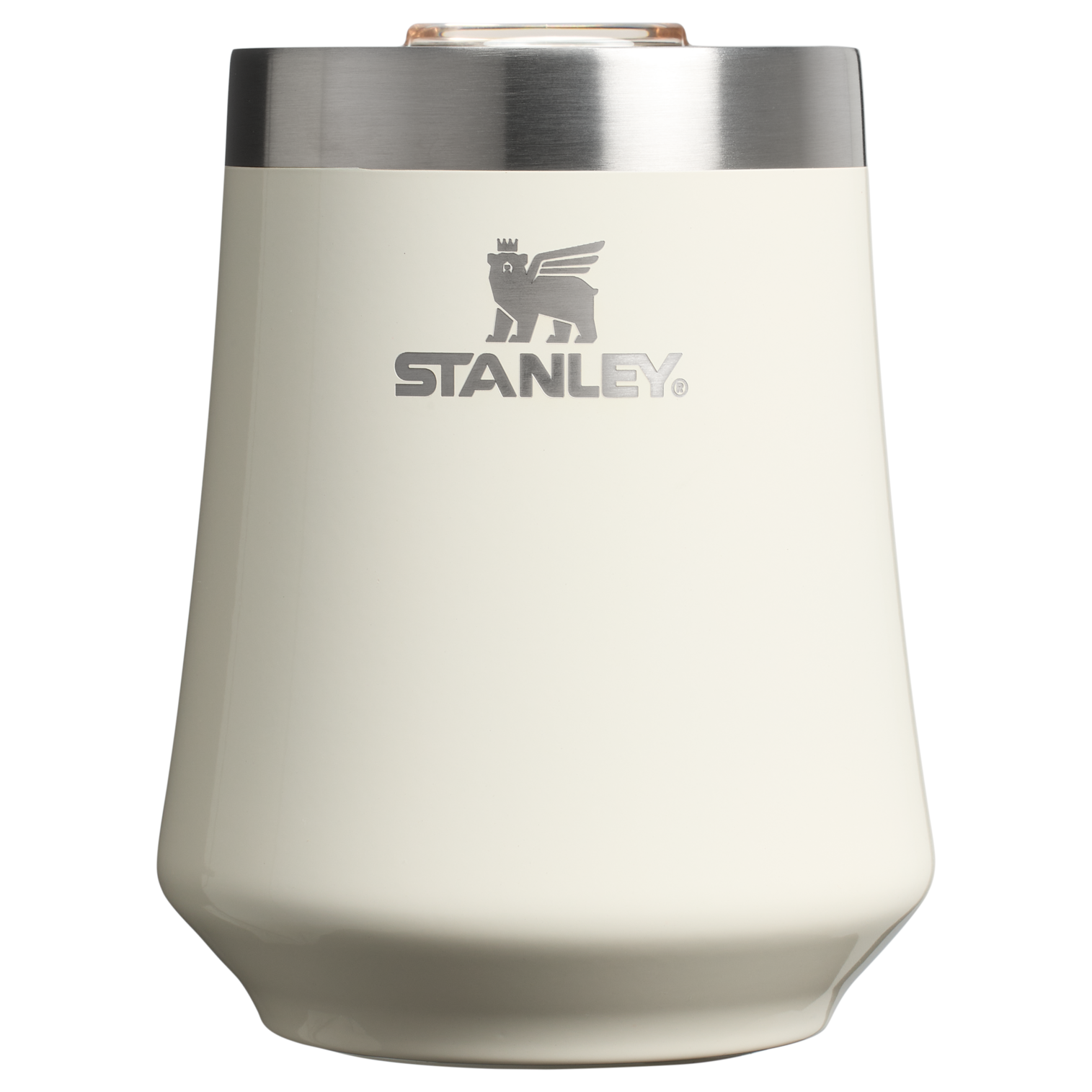 Elegant Stemless The Reserve Wine Tumbler D125V - Elegant Stemless Vacuum Insulated Wine Tumbler - Cream Gloss
