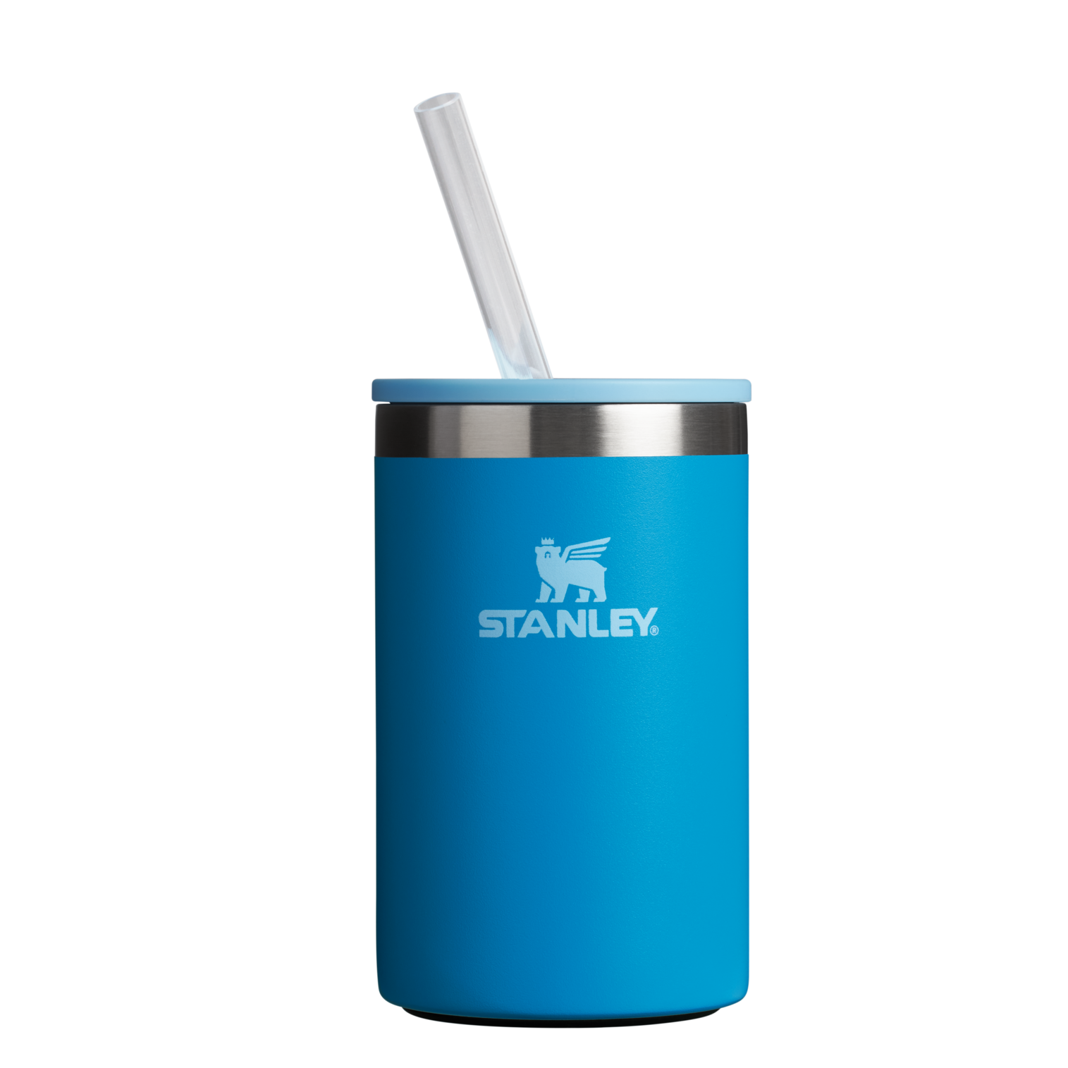 Leak-Proof Insulated The Everyday Can Cooler Cup | Stanley Create D313H - Heavy-Duty Ice-Retention Food & Beverage Carrier - Azure