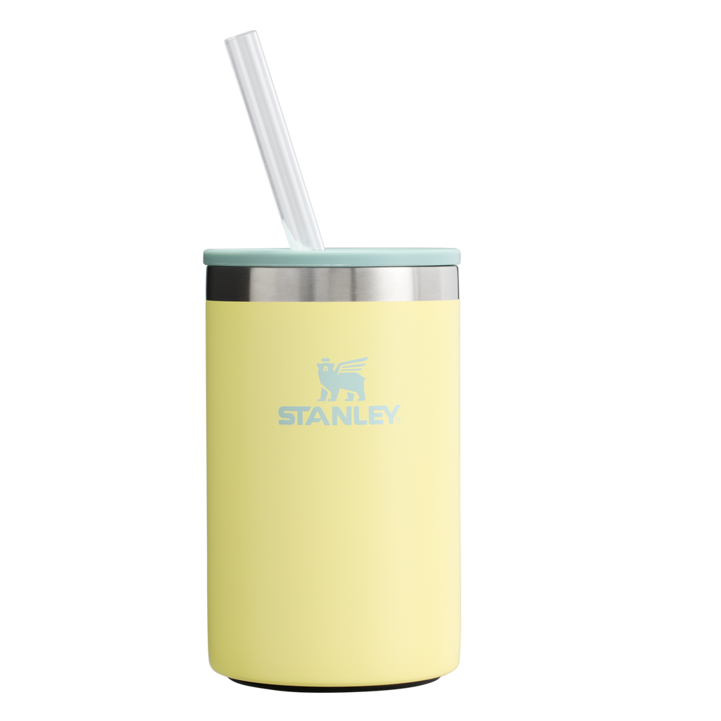 Leak-Proof Insulated The Everyday Can Cooler Cup | Stanley Create D313H - Heavy-Duty Ice-Retention Food & Beverage Carrier - Pomelo