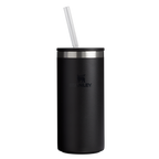 Premium All-Weather The Everyday Tall Can Cooler Cup D117J - Leak-Proof Insulated Mini Cooler Bag for Lunch - Black 2.0