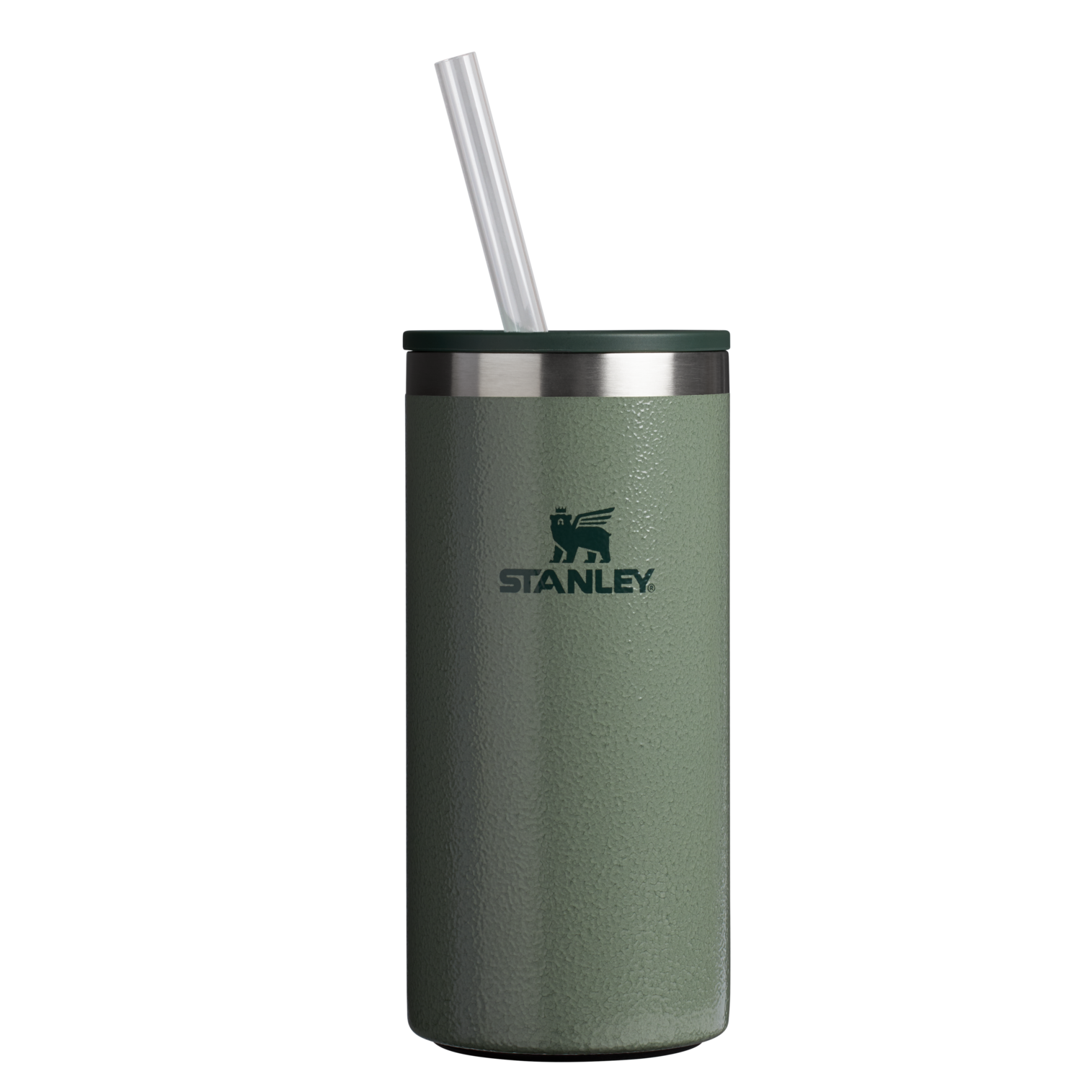 Premium All-Weather The Everyday Tall Can Cooler Cup D117J - Leak-Proof Insulated Mini Cooler Bag for Lunch - Hammertone Green