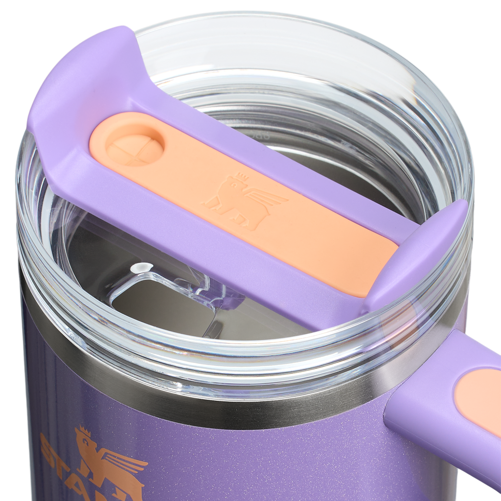 Insulated Travel The Quencher H2.O Flowstate Tumbler with Handle | Stanley Create D309N - FlowState 3-Position Lid Insulated Travel Mug Detail