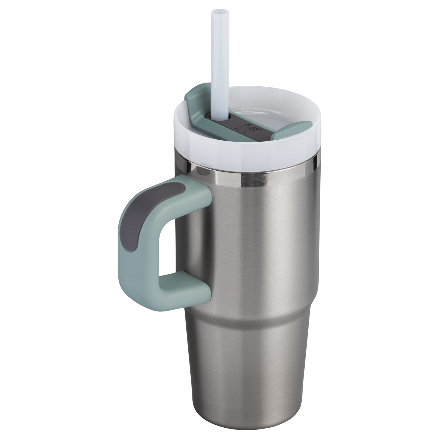 Splash-Resistant FlowState The Quencher H2.O Flowstate Tumbler D068Z - FlowState 3-Position Lid Insulated Travel Mug Detail