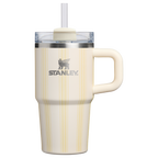 Car-Cup Friendly The Quencher H2.0 Flowstate Tumbler D344H - 40oz Large Capacity Car-Cup Friendly Quencher - Cream Picnic Stripe