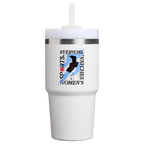 Double-Wall Vacuum The Quencher H2.0 Flowstate Tumbler D341T - Double-Wall Vacuum Insulated Travel Tumbler with Straw - Tournament White