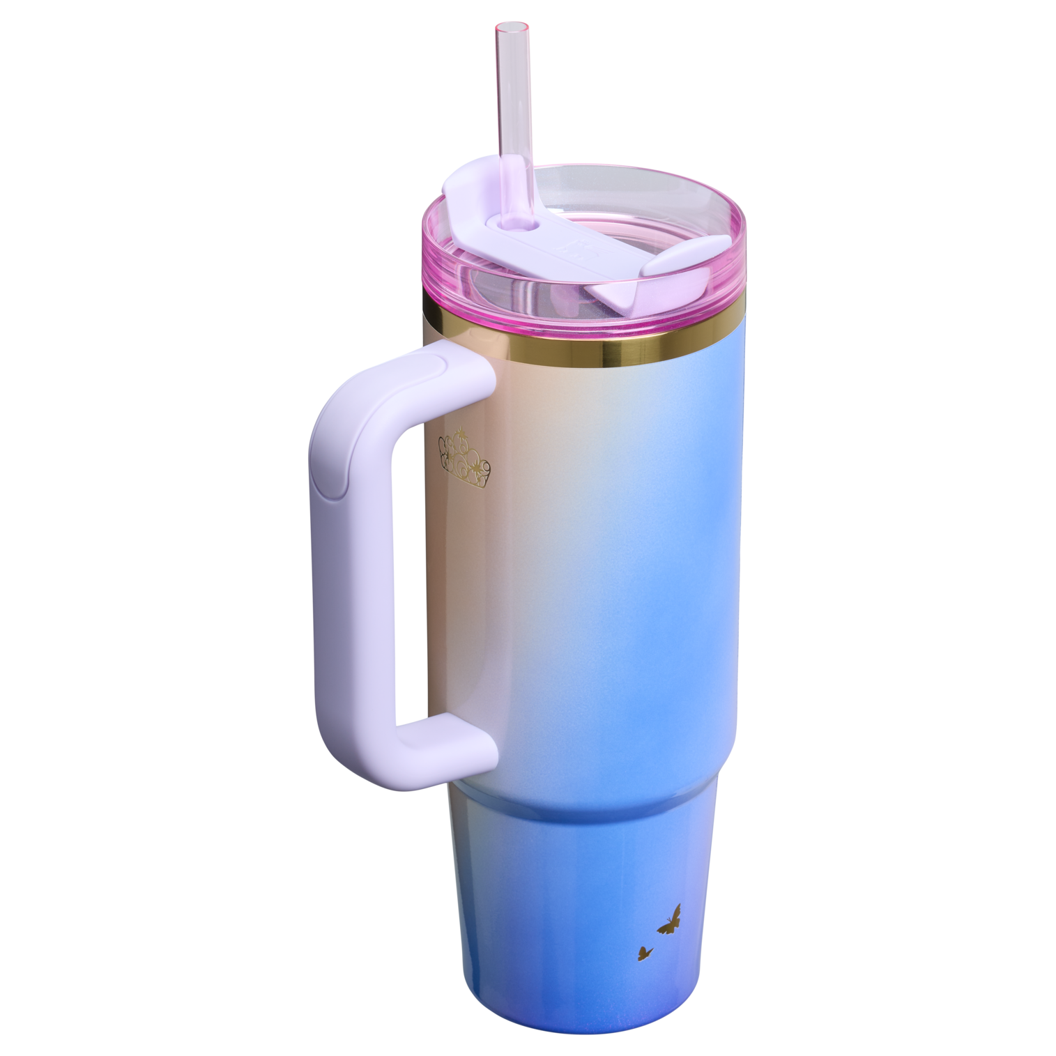 Insulated Travel The Wicked for Good Quencher H2.0 Flowstate Tumbler D246P - Double-Wall Vacuum Insulated Travel Tumbler with Straw Detail