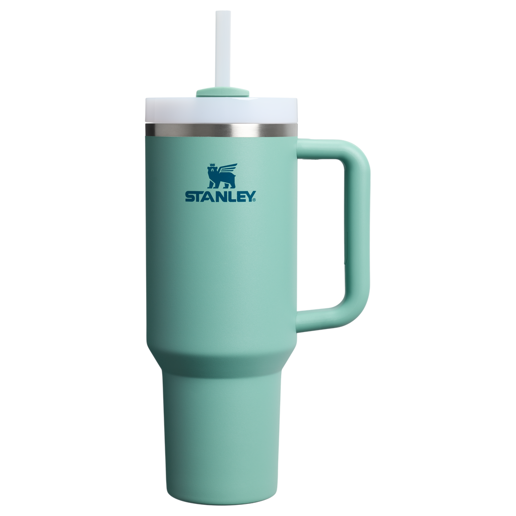 Splash-Resistant FlowState The Quencher H2.0 Flowstate Tumbler D050X - 40oz Large Capacity Car-Cup Friendly Quencher - Spring Green