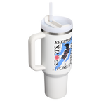 Insulated Travel The Quencher H2.0 Flowstate Tumbler D340Y - Double-Wall Vacuum Insulated Travel Tumbler with Straw Detail