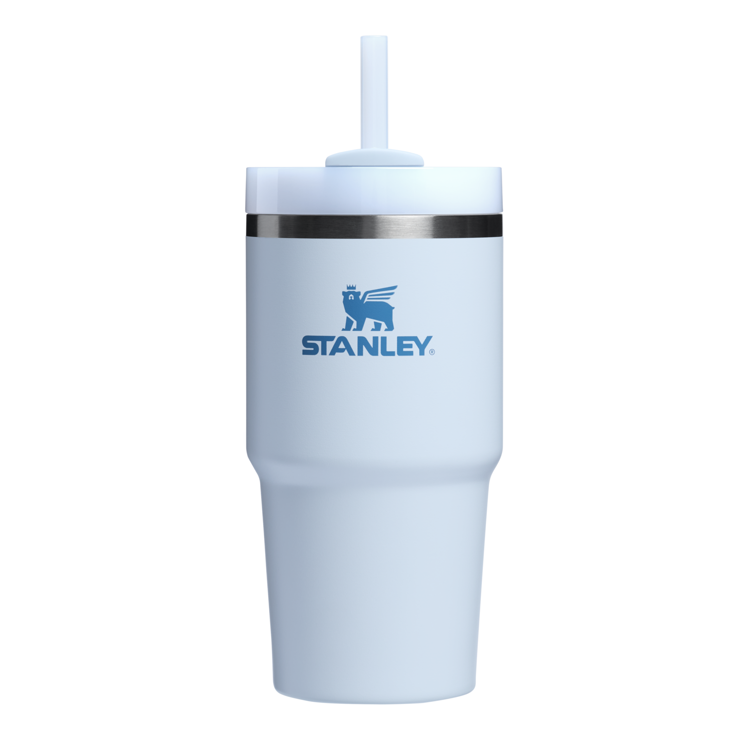 Large Capacity The Quencher H2.0 Flowstate Tumbler D030T - Double-Wall Vacuum Insulated Travel Tumbler with Straw - Glacier