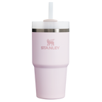 Large Capacity The Quencher H2.0 Flowstate Tumbler D030T - Double-Wall Vacuum Insulated Travel Tumbler with Straw - Rose Quartz 2.0