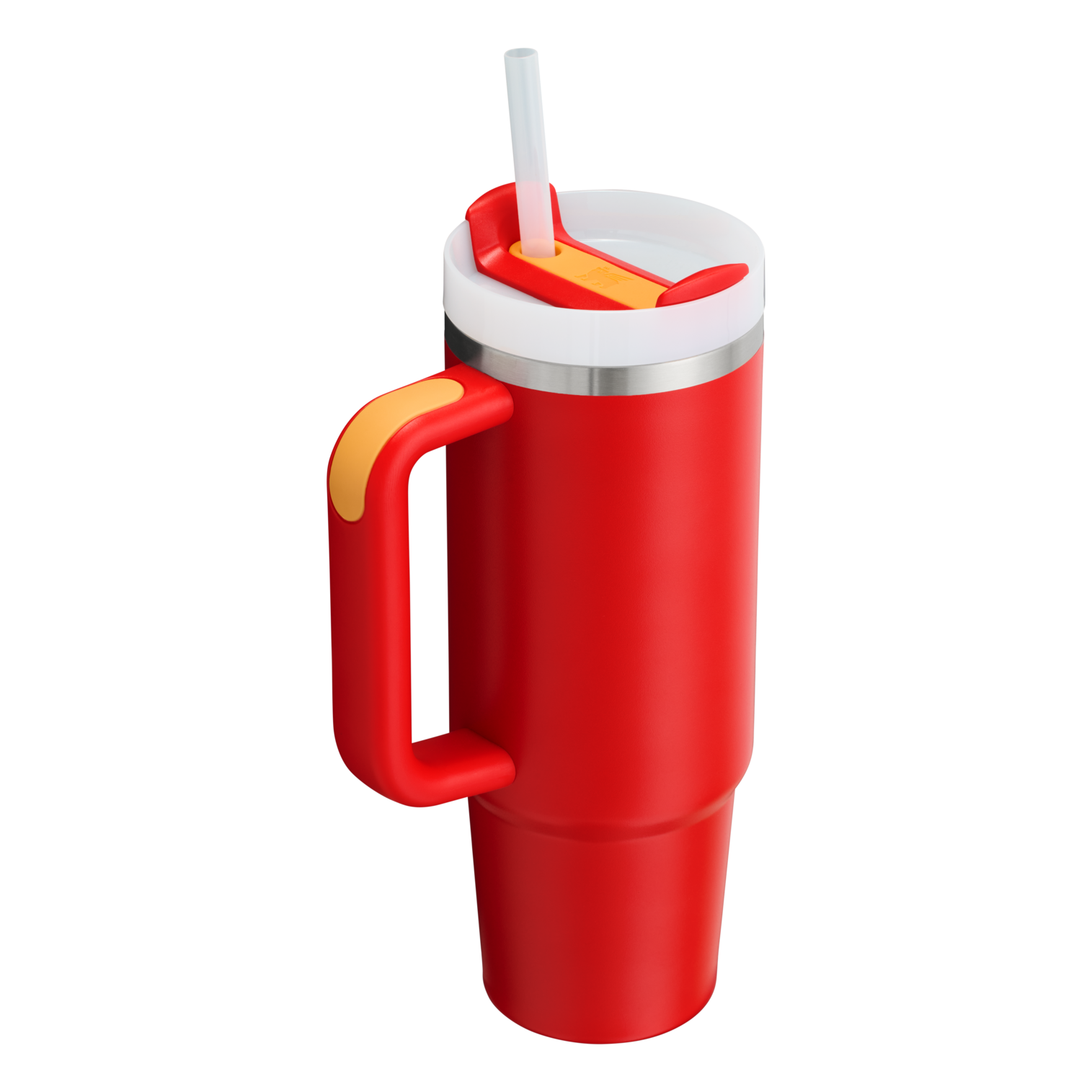 Insulated Travel The Quencher H2.0 Flowstate Tumbler | Stanley Create D331C - Double-Wall Vacuum Insulated Travel Tumbler with Straw Detail