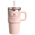 Double-Wall Vacuum The Quencher H2.O Flowstate Tumbler D124E - 40oz Large Capacity Car-Cup Friendly Quencher - Conch Floral