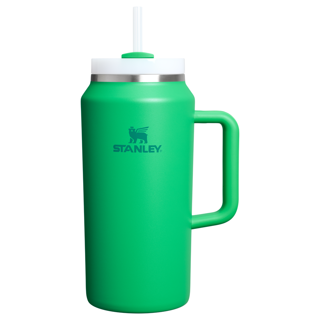 Large Capacity The Quencher H2.0 Flowstate Tumbler D033Q - Double-Wall Vacuum Insulated Travel Tumbler with Straw - Meadow
