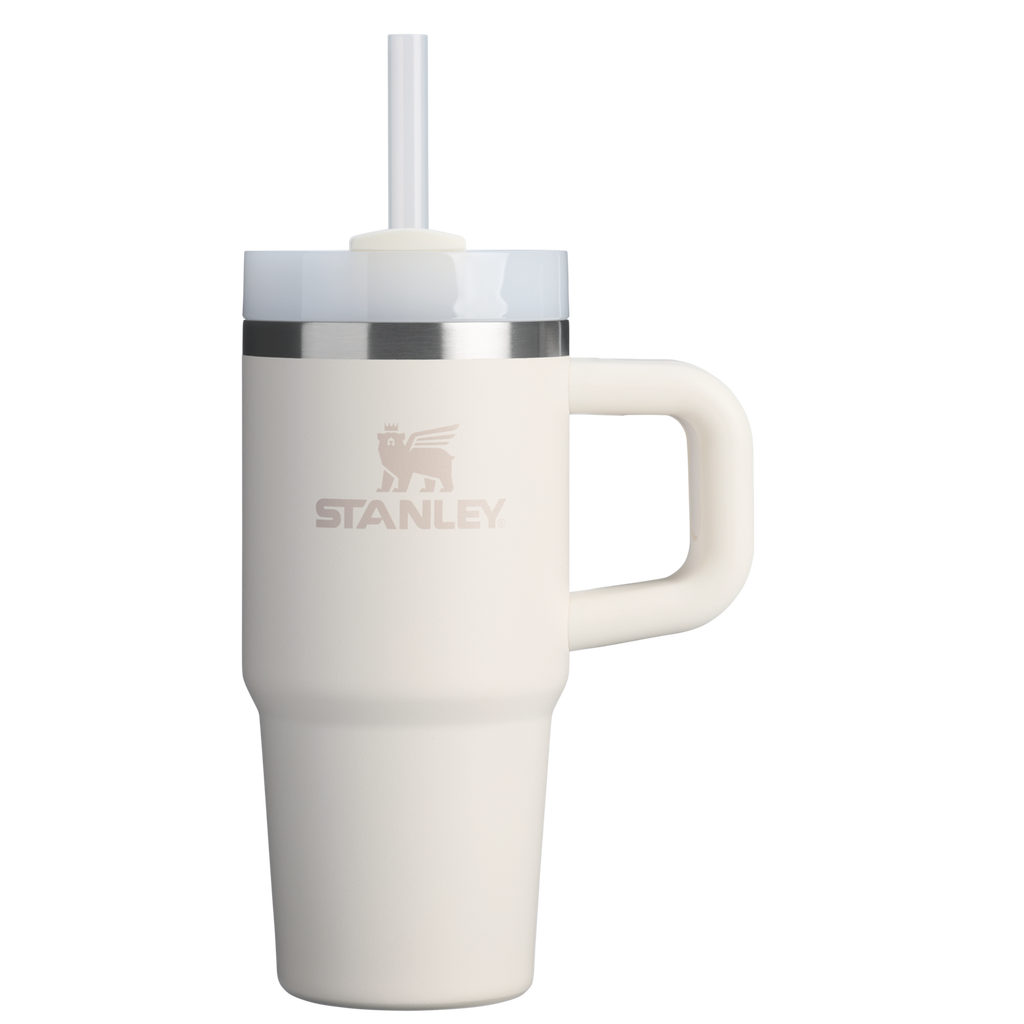 Splash-Resistant FlowState The Quencher H2.O Flowstate Tumbler | Stanley Create D291F - FlowState 3-Position Lid Insulated Travel Mug - Cream 2.0