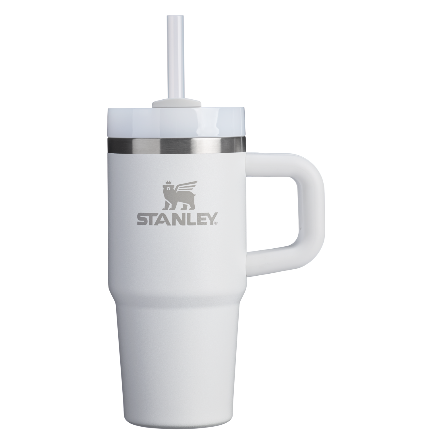 Splash-Resistant FlowState The Quencher H2.O Flowstate Tumbler D068Z - FlowState 3-Position Lid Insulated Travel Mug - Frost