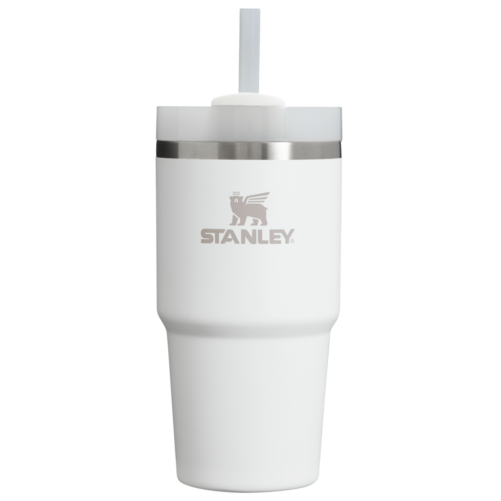 Large Capacity The Quencher H2.0 Flowstate Tumbler D030T - Double-Wall Vacuum Insulated Travel Tumbler with Straw - Frost